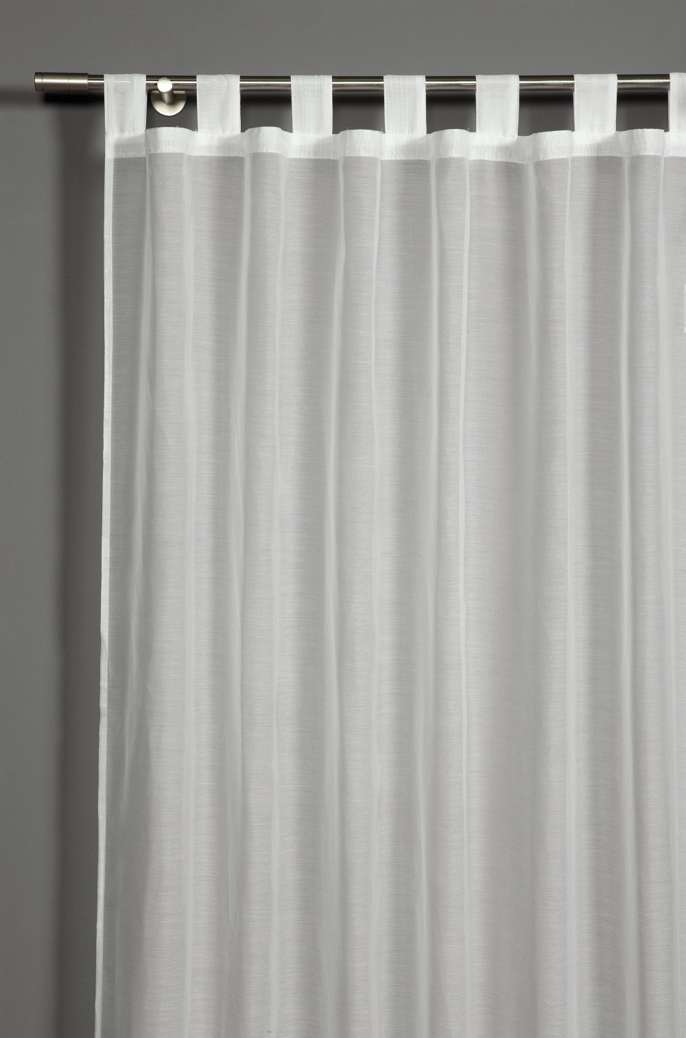 Füles Függöny - Voile Uni 140 cm Széles 235cm Magas Krém