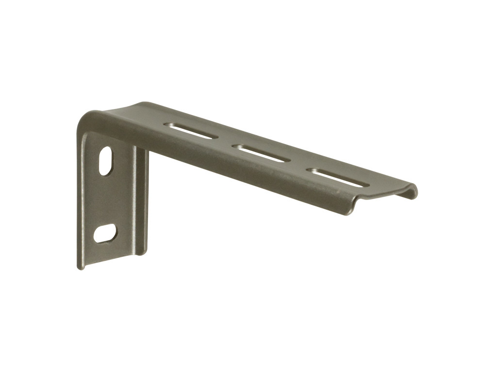 Oldalfali konzol előlapos alu karnishoz 120mm pezsgő szín
